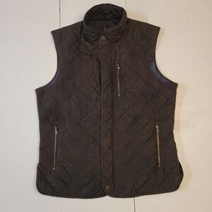 Tailorbyrd Dark Brown Quilted Vest XL
